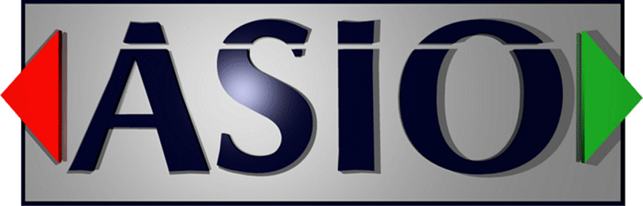 ASIO 的官方 Logo,以前靚音效卡或 MIDI 裝置一定會見到。