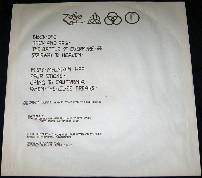 led zeppelin iv sleeve