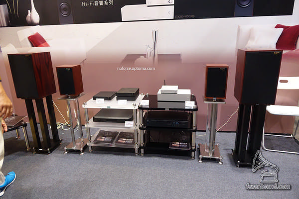 Optoma NuForce的前後級WDC200及STA200,現場推動Rogers LS5/9