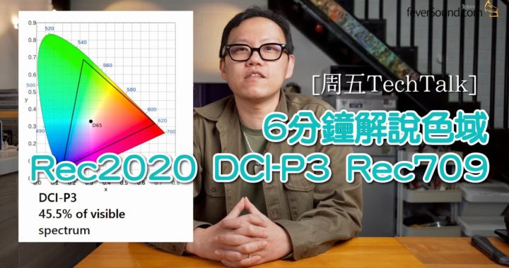 【周五TechTalk】6 分鐘解說 Rec.2020、DCI-P3、Rec.709 色域